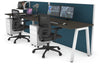 Horizon Quadro 2 Person Run A Legs Office Workstation [1600L x 700W] - Thumbnail 23 