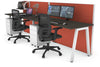 Horizon Quadro 2 Person Run A Legs Office Workstation [1600L x 700W] - Thumbnail 20 