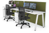 Horizon Quadro 2 Person Run A Legs Office Workstation [1800L x 700W] - Thumbnail 3 