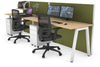 Horizon Quadro 2 Person Run A Legs Office Workstation [1800L x 700W] - Thumbnail 9 