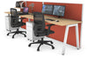 Horizon Quadro 2 Person Run A Legs Office Workstation [1800L x 700W] - Thumbnail 7 