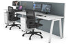 Horizon Quadro 2 Person Run A Legs Office Workstation [1800L x 700W] - Thumbnail 5 