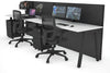 Horizon Quadro 2 Person Run A Legs Office Workstation [1800L x 700W] - Thumbnail 31 