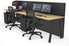 Horizon Quadro 2 Person Run A Legs Office Workstation [1800L x 700W] - Thumbnail 37 
