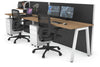 Horizon Quadro 2 Person Run A Legs Office Workstation [1800L x 700W] - Thumbnail 19 