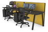 Horizon Quadro 2 Person Run A Legs Office Workstation [1800L x 800W with Cable Scallop] - Thumbnail 46 