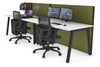 Horizon Quadro 2 Person Run A Legs Office Workstation [1800L x 800W with Cable Scallop] - Thumbnail 28 
