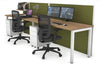 Horizon Quadro 2 Person Run Square Legs Office Workstation [1400L x 700W] - Thumbnail 16 
