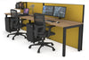 Horizon Quadro 2 Person Run Square Legs Office Workstation [1600L x 700W] - Thumbnail 40 