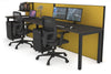 Horizon Quadro 2 Person Run Square Legs Office Workstation [1600L x 700W] - Thumbnail 46 