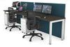 Horizon Quadro 2 Person Run Square Legs Office Workstation [1600L x 700W] - Thumbnail 23 