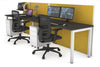 Horizon Quadro 2 Person Run Square Legs Office Workstation [1600L x 700W] - Thumbnail 21 