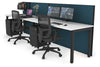 Horizon Quadro 2 Person Run Square Legs Office Workstation [1600L x 700W] - Thumbnail 29 