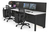 Horizon Quadro 2 Person Run Square Legs Office Workstation [1600L x 700W] - Thumbnail 31 