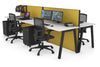 Horizon Quadro 4 Person Bench A Legs Office Workstation [1200L x 700W] - Thumbnail 27 