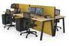 Horizon Quadro 4 Person Bench A Legs Office Workstation [1200L x 700W] - Thumbnail 33 