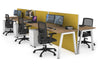 Horizon Quadro 6 Person Bench A Legs Office Workstation [1600L x 700W] - Thumbnail 15 