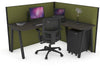 Horizon Quadro A Legs L-Shaped Corner Office Desk [1600L x 1450W] - Thumbnail 45 