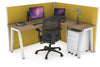 Horizon Quadro A Legs L-Shaped Corner Office Desk [1600L x 1450W] - Thumbnail 14 