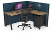 Horizon Quadro A Legs L-Shaped Corner Office Desk [1600L x 1450W] - Thumbnail 40 