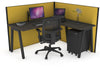 Horizon Quadro A Legs L-Shaped Corner Office Desk [1600L x 1450W] - Thumbnail 44 