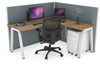 Horizon Quadro A Legs L-Shaped Corner Office Desk [1600L x 1450W] - Thumbnail 17 