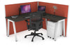 Horizon Quadro A Legs L-Shaped Corner Office Desk [1600L x 1450W] - Thumbnail 19 