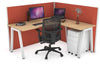 Horizon Quadro A Legs L-Shaped Corner Office Desk [1600L x 1450W] - Thumbnail 7 