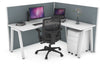 Horizon Quadro A Legs L-Shaped Corner Office Desk [1600L x 1450W] - Thumbnail 5 