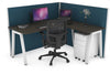 Horizon Quadro A Legs L-Shaped Corner Office Desk [1600L x 1450W] - Thumbnail 22 