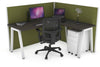 Horizon Quadro A Legs L-Shaped Corner Office Desk [1600L x 1450W] - Thumbnail 21 