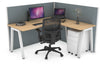 Horizon Quadro A Legs L-Shaped Corner Office Desk [1600L x 1450W] - Thumbnail 11 