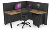 Horizon Quadro A Legs L-Shaped Corner Office Desk [1800L x 1700W] - Thumbnail 42 