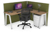 Horizon Quadro A Legs L-Shaped Corner Office Desk [1800L x 1700W] - Thumbnail 15 
