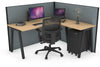 Horizon Quadro A Legs L-Shaped Corner Office Desk [1800L x 1700W] - Thumbnail 35 