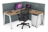 Horizon Quadro A Legs L-Shaped Corner Office Desk [1800L x 1800W with Cable Scallop] - Thumbnail 17 