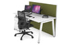 Horizon Quadro A Legs Office Desk [1400L x 800W with Cable Scallop] - Thumbnail 3 