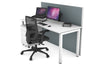 Horizon Quadro Square Legs Office Desk [1400L x 700W] - Thumbnail 5 