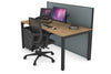 Horizon Quadro Square Legs Office Desk [1600L x 800W with Cable Scallop] - Thumbnail 41 