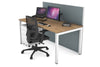 Horizon Quadro Square Legs Office Desk [1600L x 800W with Cable Scallop] - Thumbnail 17 