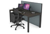 Horizon Quadro Square Legs Office Desk [1600L x 800W with Cable Scallop] - Thumbnail 47 