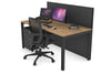 Horizon Quadro Square Legs Office Desk [1600L x 800W with Cable Scallop] - Thumbnail 42 