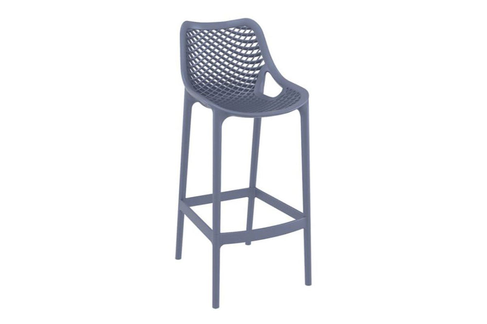 Hospitality Plus Air Bar Stool - 750mm Seat Height [1060H x 440W]-anthracite  