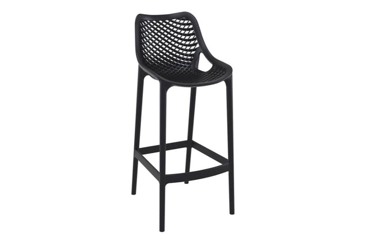 Hospitality Plus Air Bar Stool [1060H x 440W] Hospitality Plus black 