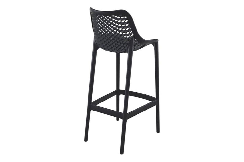 Hospitality Plus Air Bar Stool - 750mm Seat Height [1060H x 440W]-white  