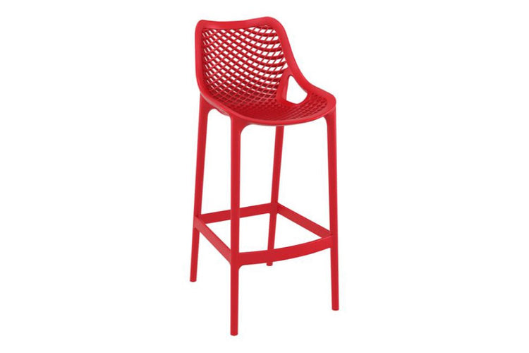 Hospitality Plus Air Bar Stool [1060H x 440W] Hospitality Plus red 