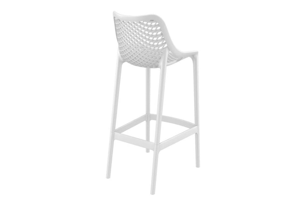 Hospitality Plus Air Bar Stool - 750mm Seat Height [1060H x 440W]-white  