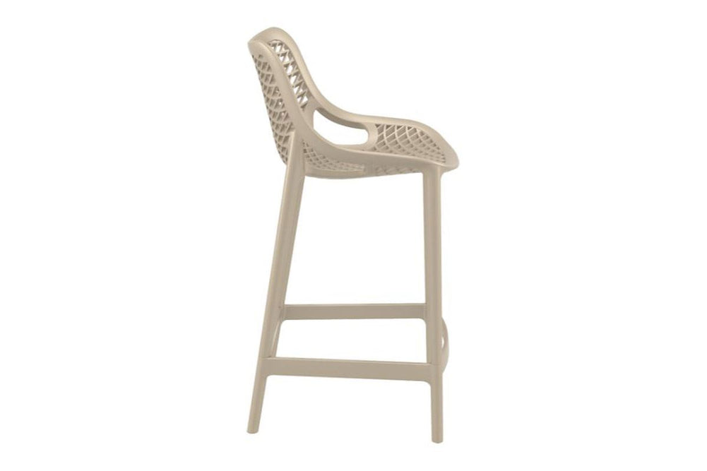 Hospitality Plus Air Bar Stool - 650mm Seat Height [960H x 440W]-white  