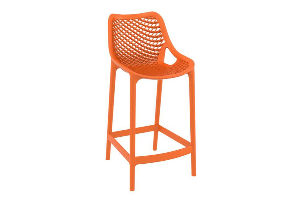 Hospitality Plus Air Bar Stool - 650mm Seat Height [960H x 440W]-orange  