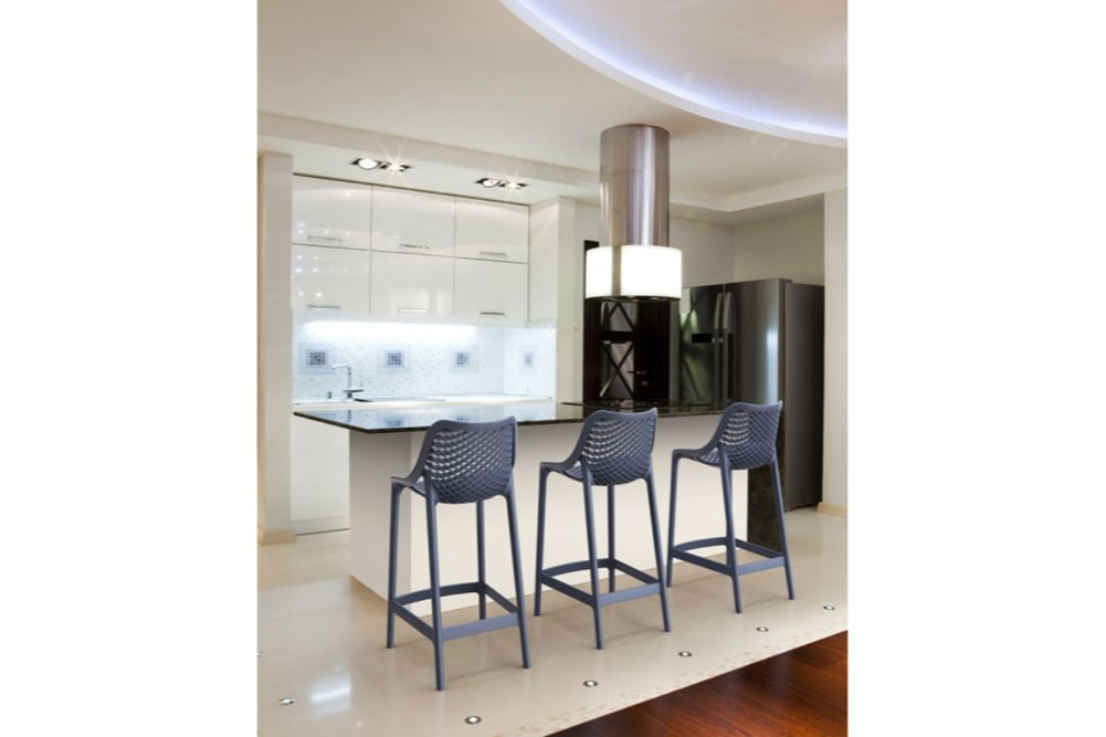 Hospitality Plus Air Bar Stool - 650mm Seat Height [960H x 440W]-white  